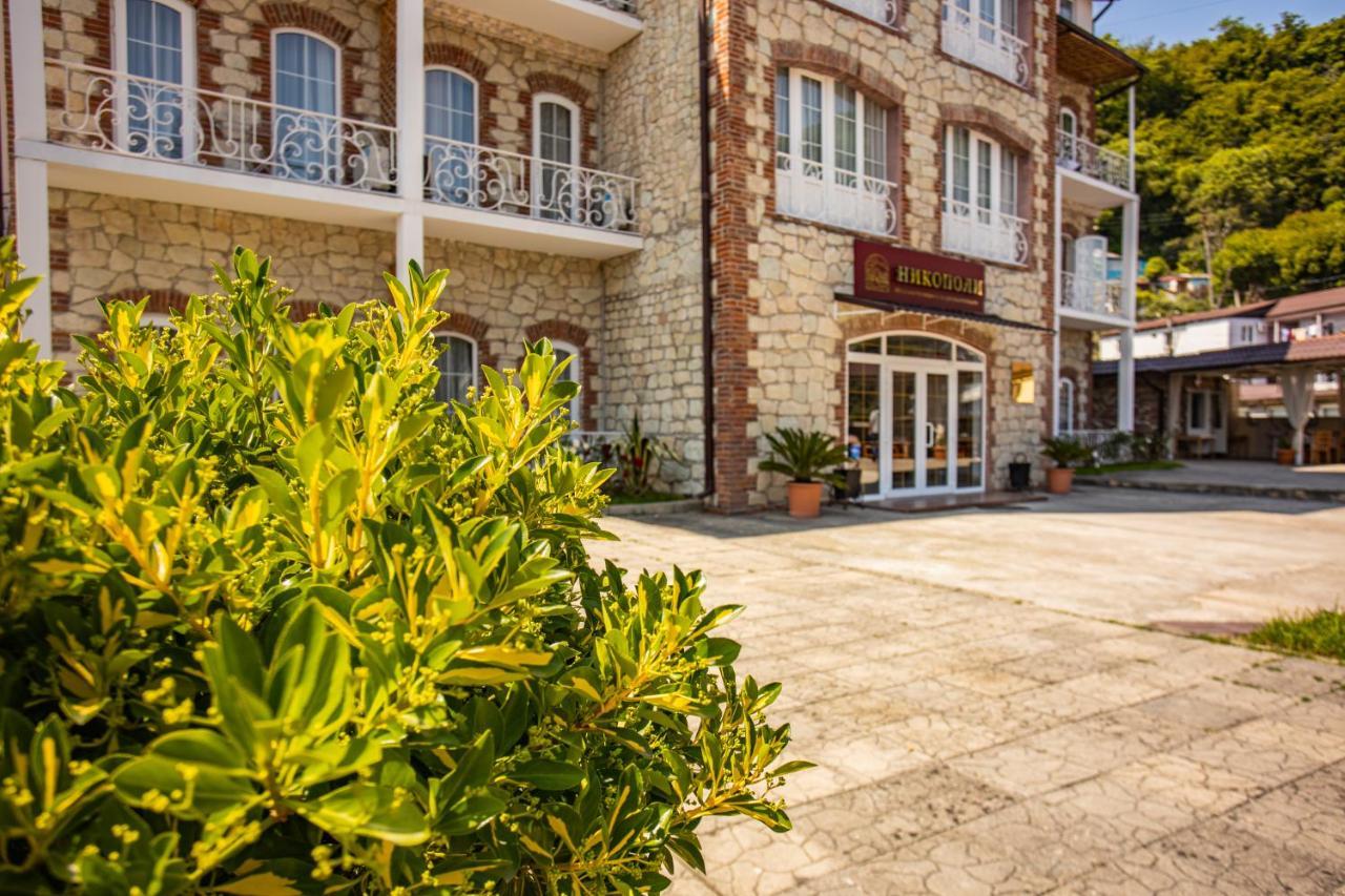 Hotel Nikopoli On Vodopadnaya 21А New Athos エクステリア 写真